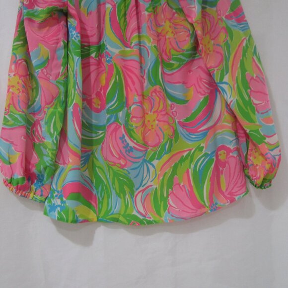 Lilly Pulitzer S Elsa So A Peeling Elephant Tunic Shirt - Picture 8 of 8